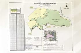 Property map - Large property with Pacuare Forest view and development potential